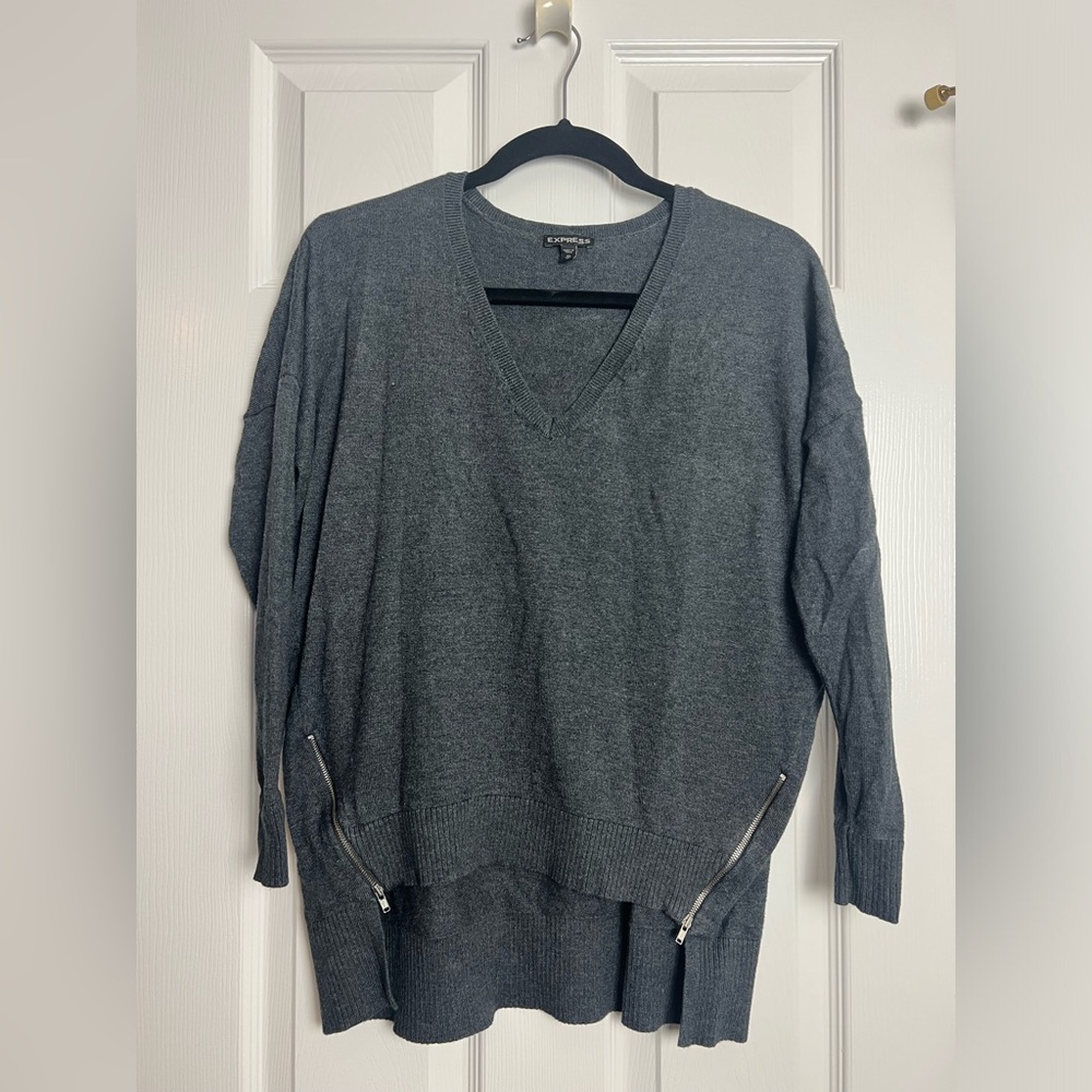 Express zipper sweater